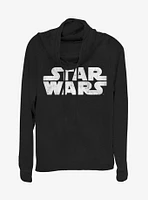 Star Wars Simplest Logo Cowlneck Long-Sleeve Girls Top