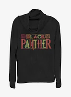 Marvel Black Panther Home Town Logo Cowlneck Long-Sleeve Girls Top