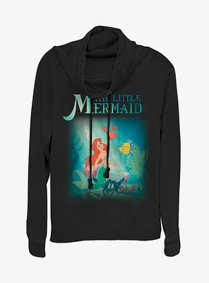 Disney The Little Mermaid Trio Cowlneck Long-Sleeve Girls Top