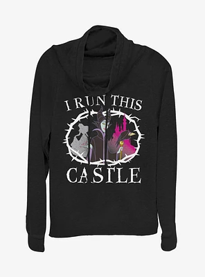 Disney Sleeping Beauty I Run This Castle Cowlneck Long-Sleeve Girls Top