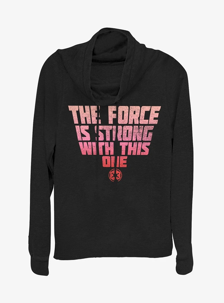 Star Wars Strong Force Cowlneck Long-Sleeve Girls Top