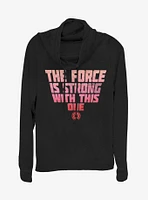 Star Wars Strong Force Cowlneck Long-Sleeve Girls Top