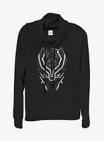 Marvel Black Panther Tribal Tats Cowlneck Long-Sleeve Girls Top