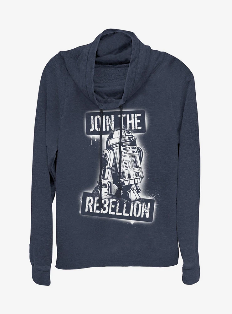 Star Wars Join The Rebels Cowlneck Long-Sleeve Girls Top