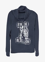 Star Wars Join The Rebels Cowlneck Long-Sleeve Girls Top