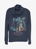 Star Wars Two Hopes Cowlneck Long-Sleeve Girls Top