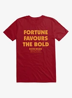 Queen Bohemian Rhapsody Fortune Favours The Bold T-Shirt