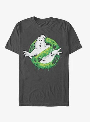 Ghostbusters Ghost Logo Green Slime T-Shirt