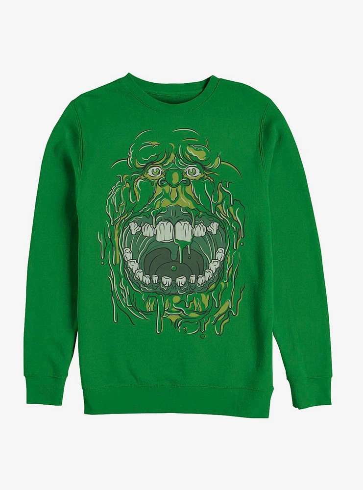 Ghostbusters Slimer Face Costume Sweatshirt