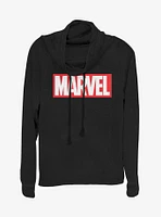 Marvel Brick Cowlneck Long-Sleeve Girls Top