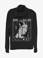 Star Wars No Princess Cowlneck Long-Sleeve Womens Top