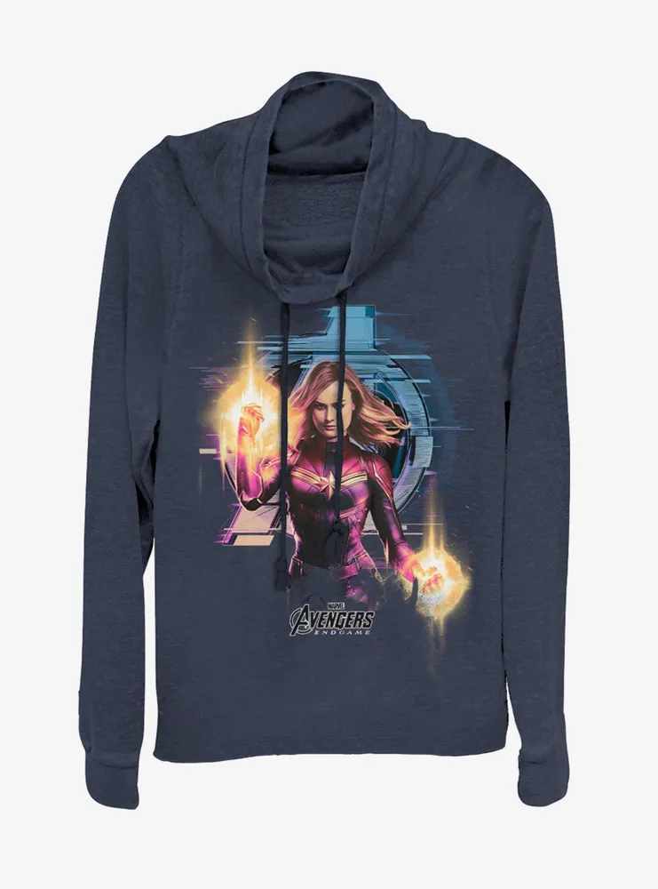 Marvel Avengers: Endgame Avenger Cowlneck Long-Sleeve Womens Top