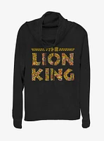 Disney The Lion King Sahara Cowlneck Long-Sleeve Womens Top