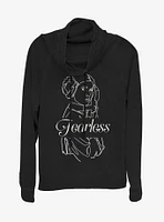 Star Wars Fearless Leia Cowlneck Long-Sleeve Womens Top