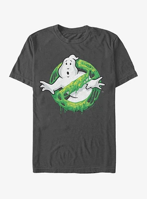 Ghostbusters Ghost Logo Green Slime T-Shirt
