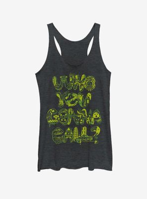 Ghostbusters Who You Gonna Call Doodle Womens Tank