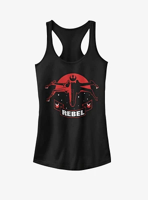 Star Wars Rebel Half Girls Tank