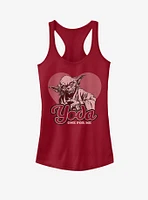 Star Wars Yoda Heart Girls Tank