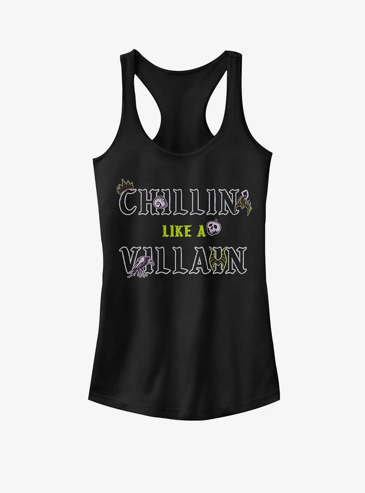 Disney Villains Chillin Villain Patches Girls Tank