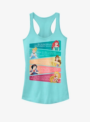 Disney Princesses Princess Adjectives Girls Tank