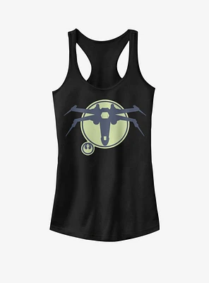 Star Wars Silhouette Fighter Girls Tank