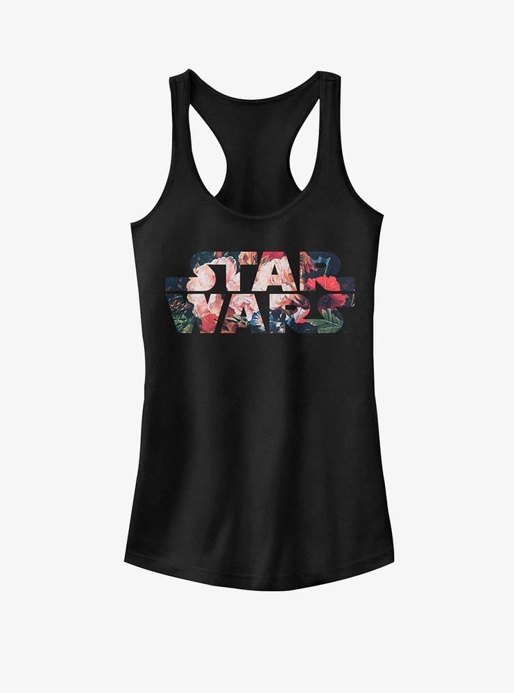 Star Wars Antique Flowers Girls Tank