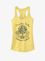 Disney Pixar Up Line Art Girls Tank