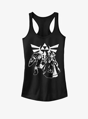 Marvel Nintendo Gold Link & Zelda Girls Tank