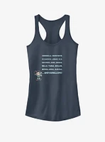 Disney Wreck-It Ralph Princess Name Text Stack Girls Tank