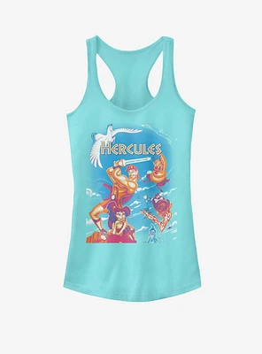 Disney Hercules Box Fade Girls Tank