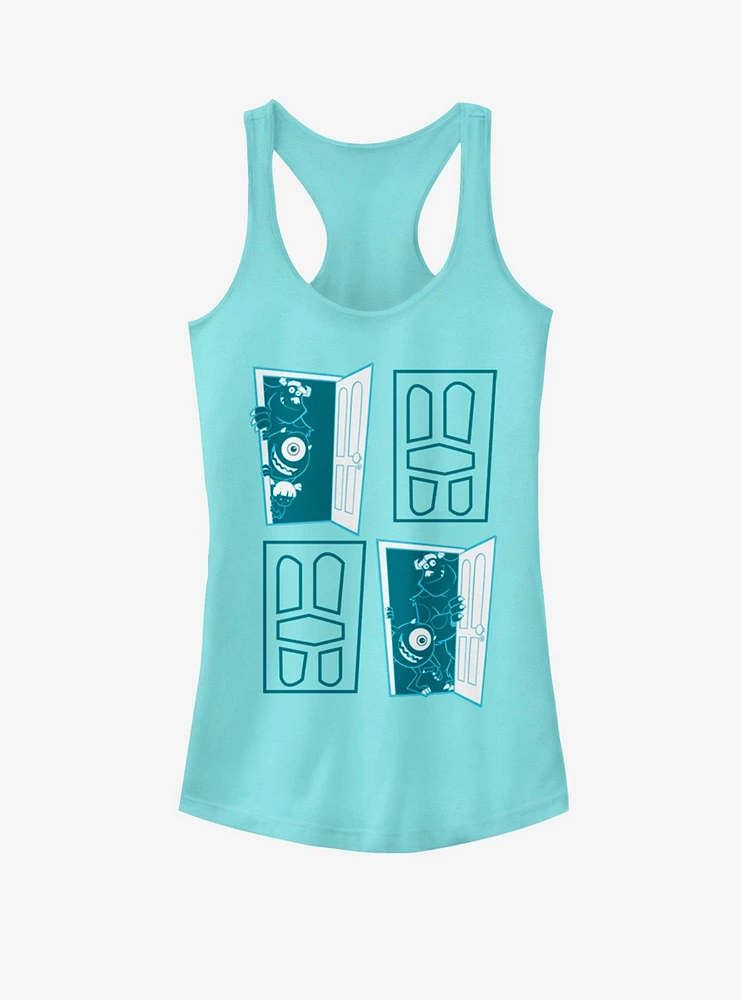 Disney Pixar Monsters Inc. Four Door Girls Tank