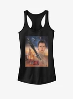 Star Wars Rey Collage Girls Tank