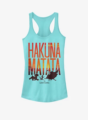 Disney The Lion King Sunset Matata Girls Tank