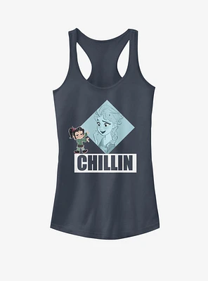 Disney Wreck-It Ralph Princess Chillin Girls Tank