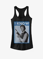 Star Wars Han Love Girls Tank