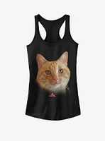 Marvel Captain Cat Face Girls Tank