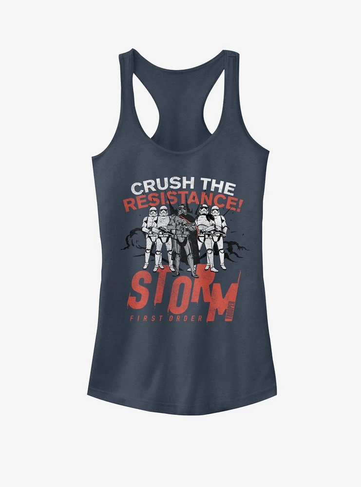 Star Wars Crush The Resistance Girls Tank