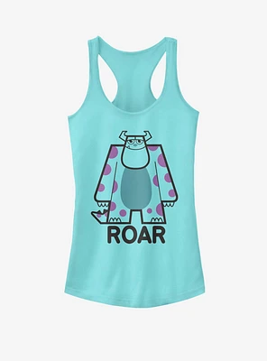 Disney Pixar Monsters Inc. Kitty Lines Girls Tank