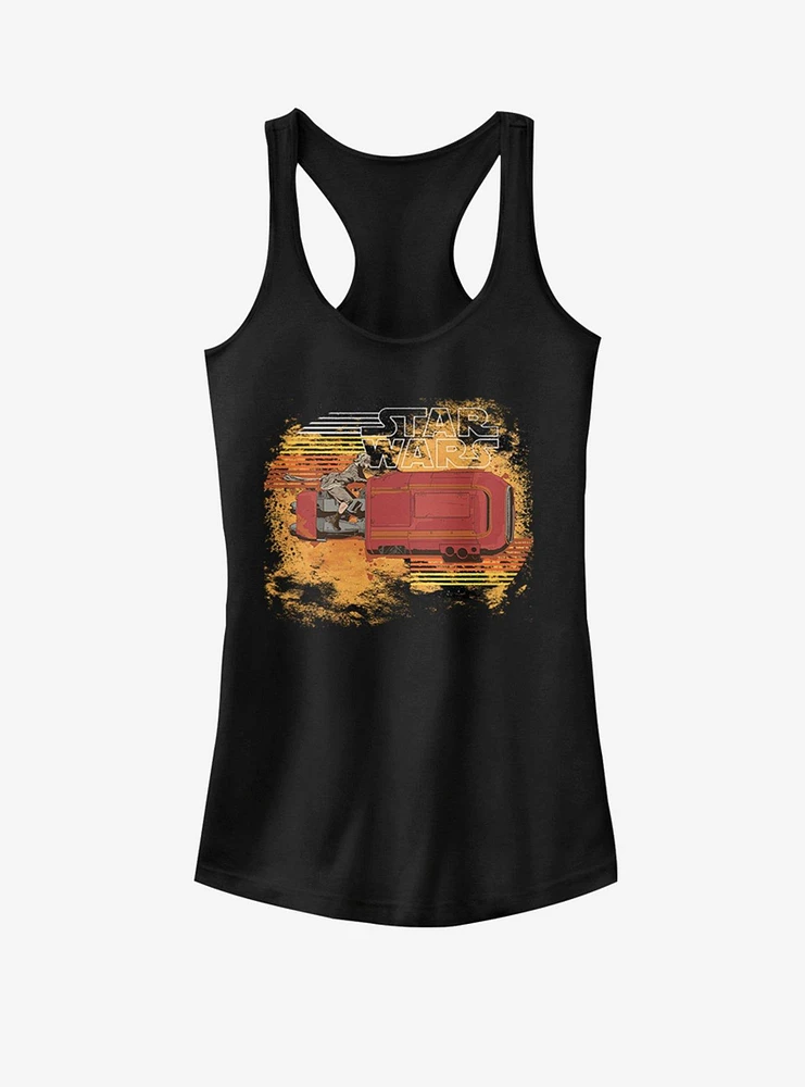 Star Wars Rey Sandstorm Girls Tank