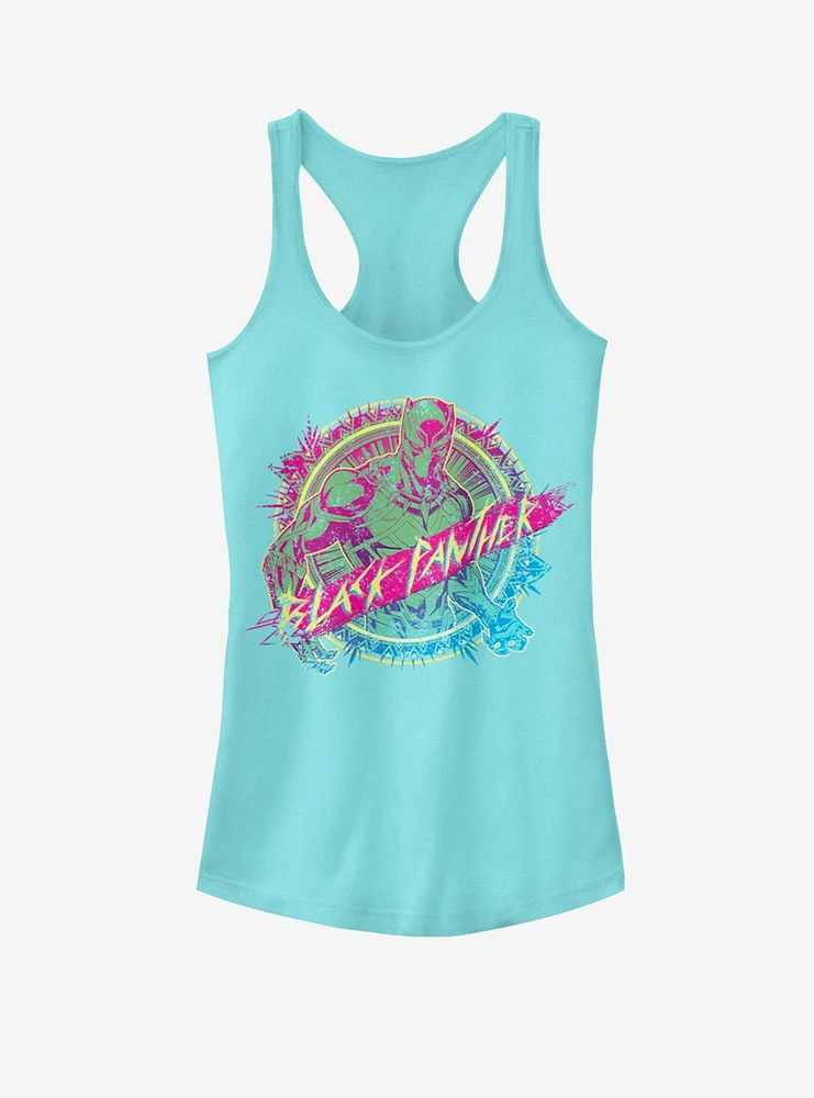 Marvel Black Panther Neon Girls Tank