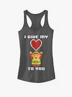 Nintendo I Give My Pixel Heart To You Link Girls Tank