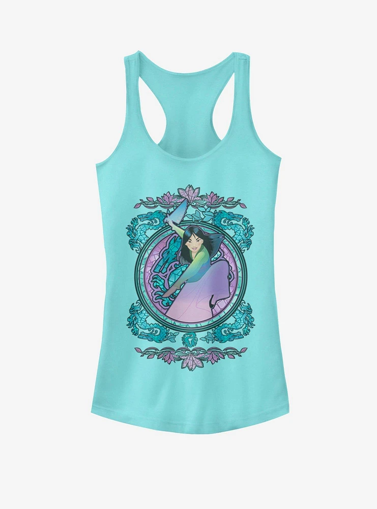 Disney Mulan Stained Glass Girls Tank