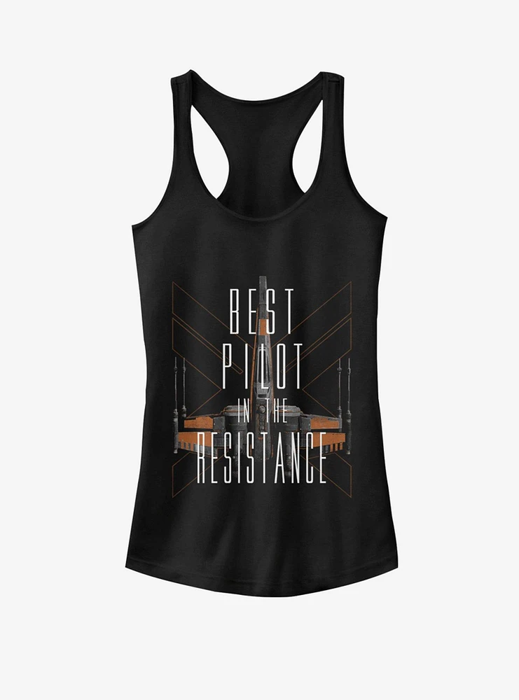 Star Wars Best Pilot Girls Tank