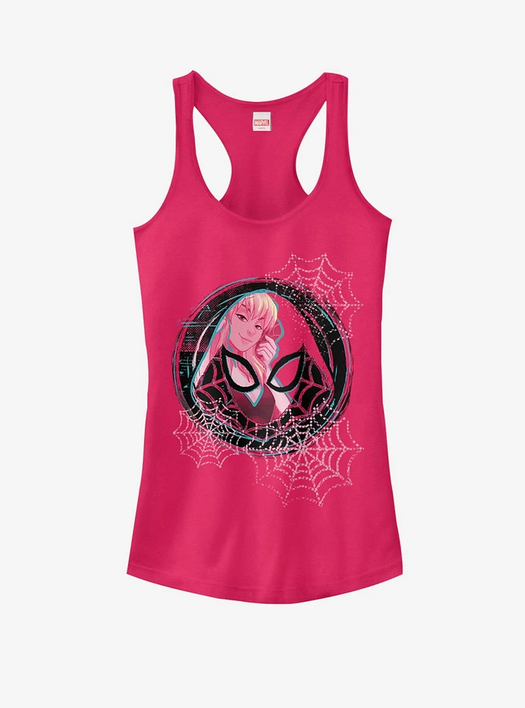 Marvel Spider-Man Into The Spider-Verse Blonde Gwen Girls Tank