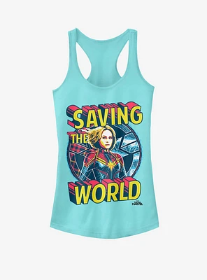 Marvel Captain Save Me Girls Tank