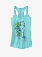 Disney Princesses Rapunzel Sketch Girls Tank