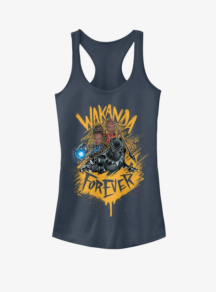 Marvel Black Panther Trinity Girls Tank