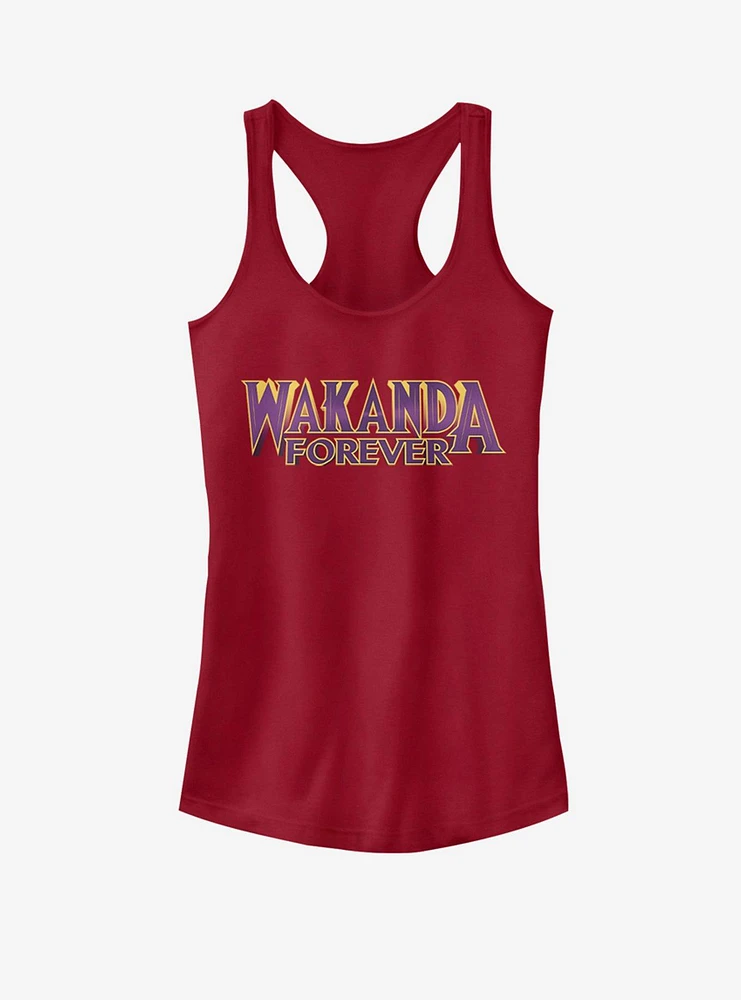 Marvel Black Panther Purple Wakanda Girls Tank