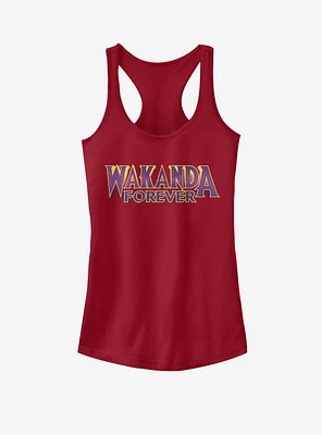 Marvel Black Panther Purple Wakanda Girls Tank