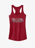 Marvel Black Panther Purple Wakanda Girls Tank